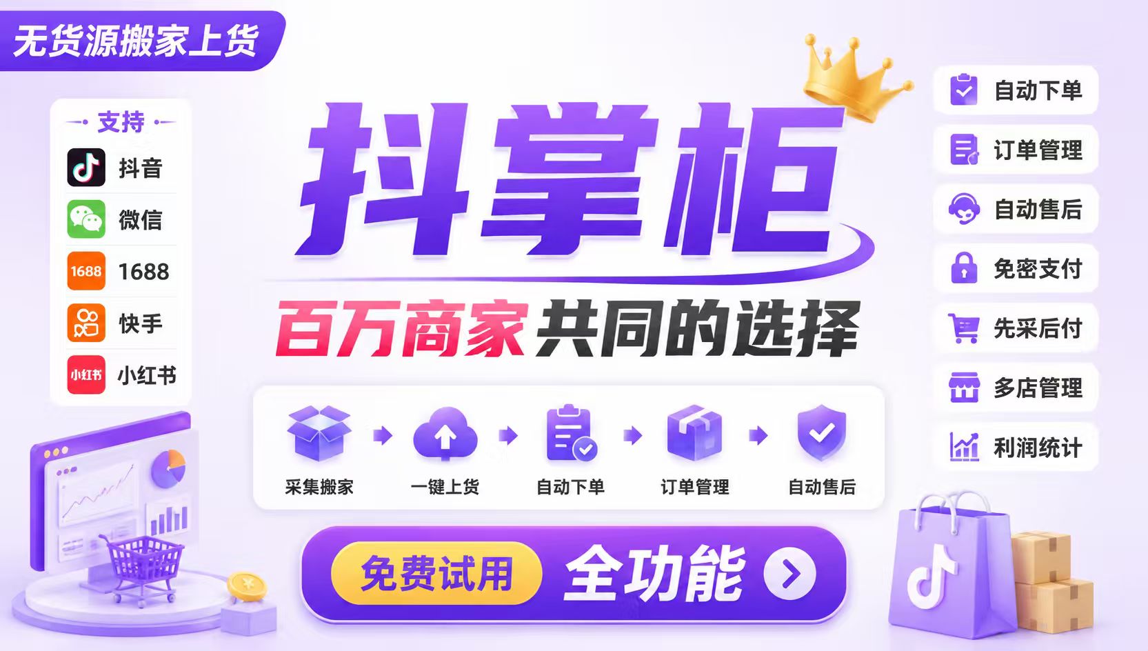 抖店一件代发退货地址设置+全套售后处理小白教程（2026副业创业版）