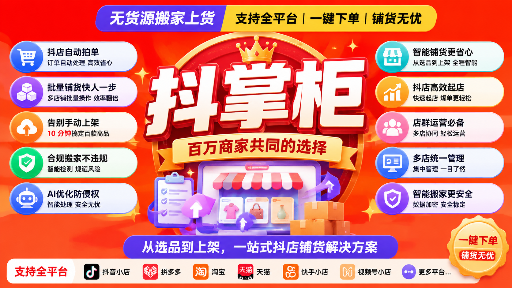 想做电商副业该怎么入门？抖音无货源合规铺货步骤如何拆解