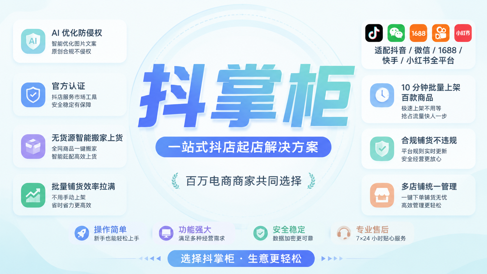 抖店上货软件哪个好？无货源商家批量上品工具选购与实操指南