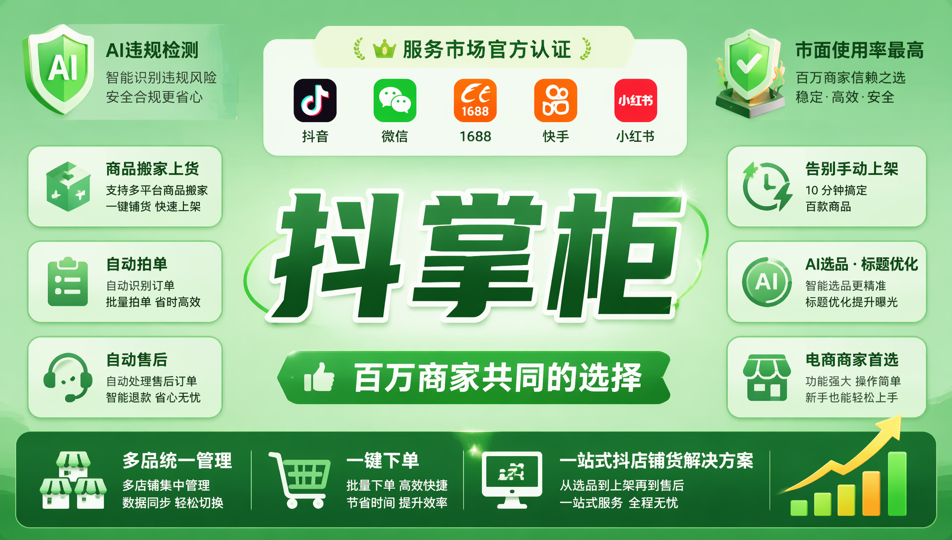 一键铺货做抖音小店一件代发，现在还安全吗？