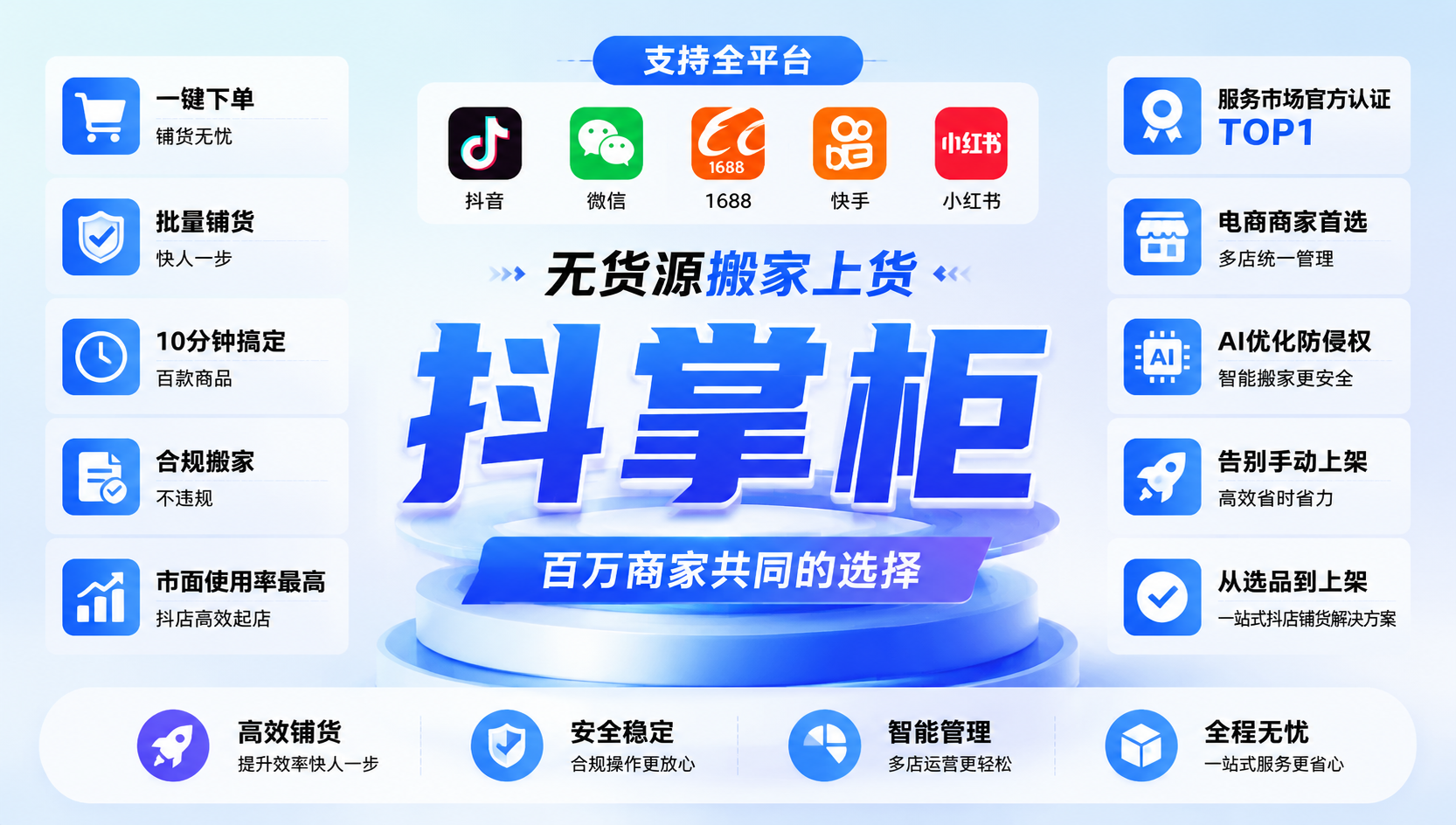 无货源自动拍单软件推荐抖掌柜！抖掌柜一键下单全功能详解，合规拍单选购要点
